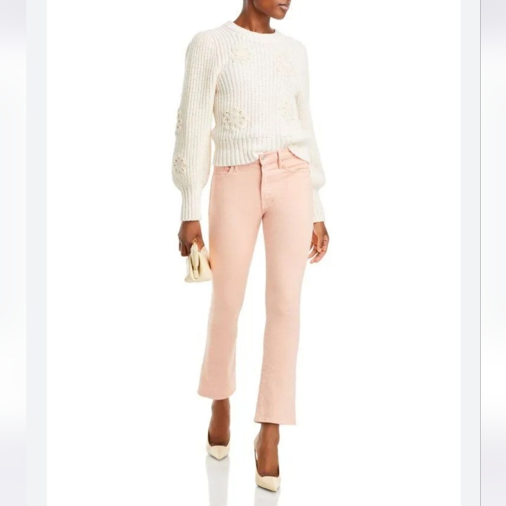 MOTHER High Rise Jeans in Soft Pink